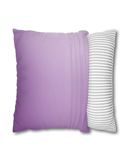 Soft Lavender Fade Spun Polyester Square Pillowcase, 14" x 14"