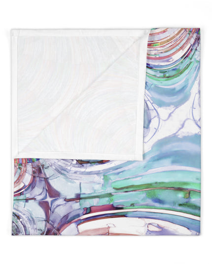 Uzi Spiral Pastels Baby Swaddle 30″×40″ Blanket