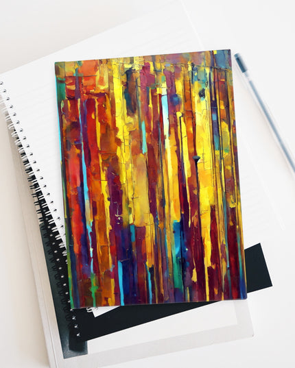 Striped Alpha 5" x 7" Journal - 128 Blank pages