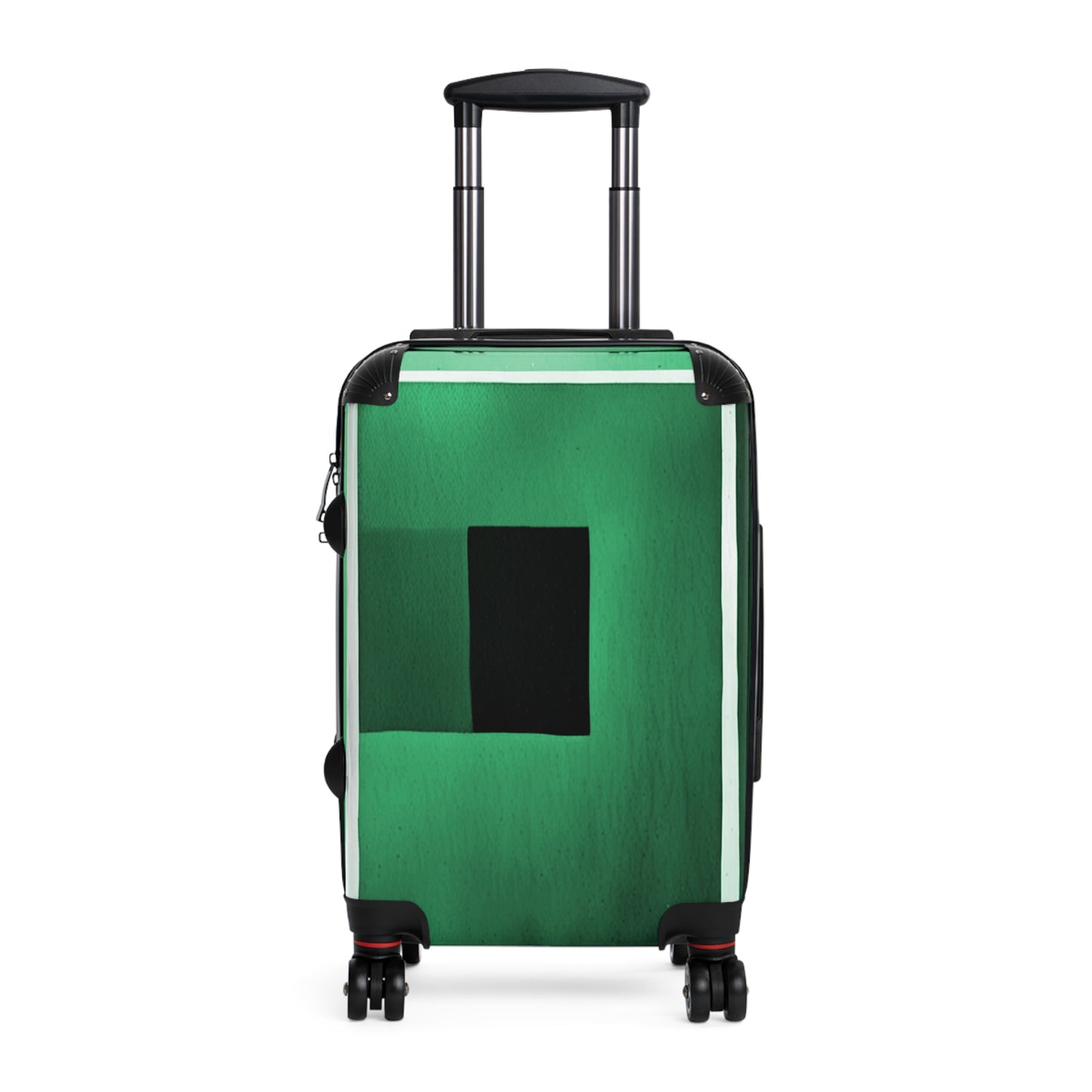 Mint Shadow Small Suitcase with built in lock, 4 double-wheels, telescopic handle, and ABS back hard-shell