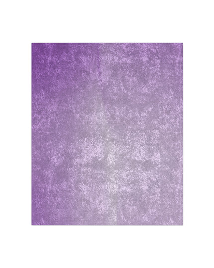 Soft Lavender Fade 50" x 60" Crushed Velvet Blanket