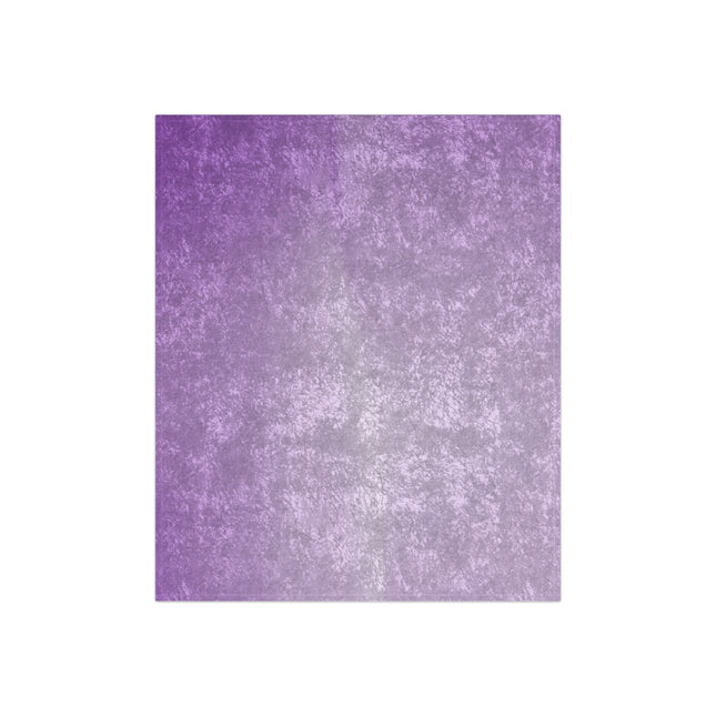 Soft Lavender Fade 50" x 60" Crushed Velvet Blanket