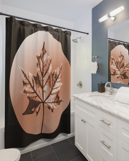 Soft Maple Leaf Shower Curtains, 71" x 74"