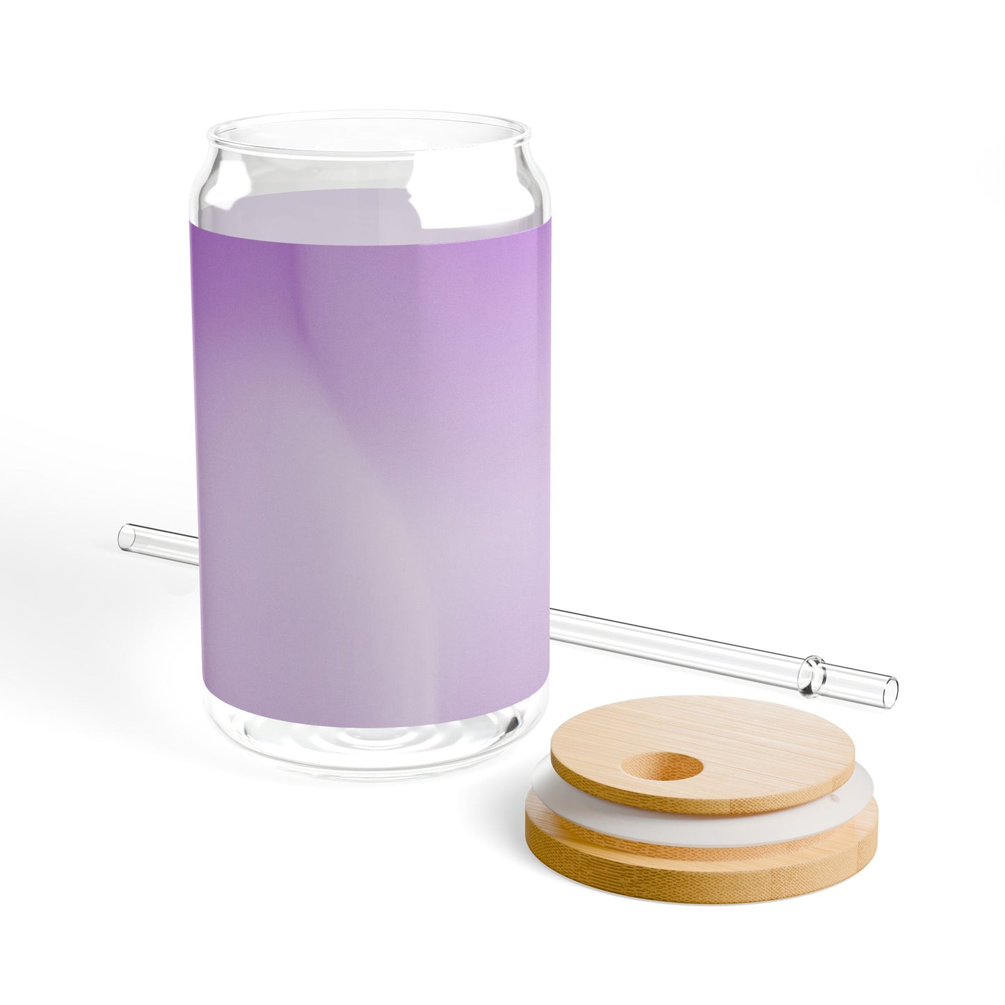 Soft Lavender Fade Sipper Glass, 16oz