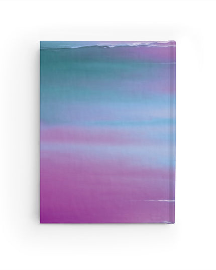 Dark Blue Green Sea Purple Fog 5" x 7" Journal - 128 Blank pages