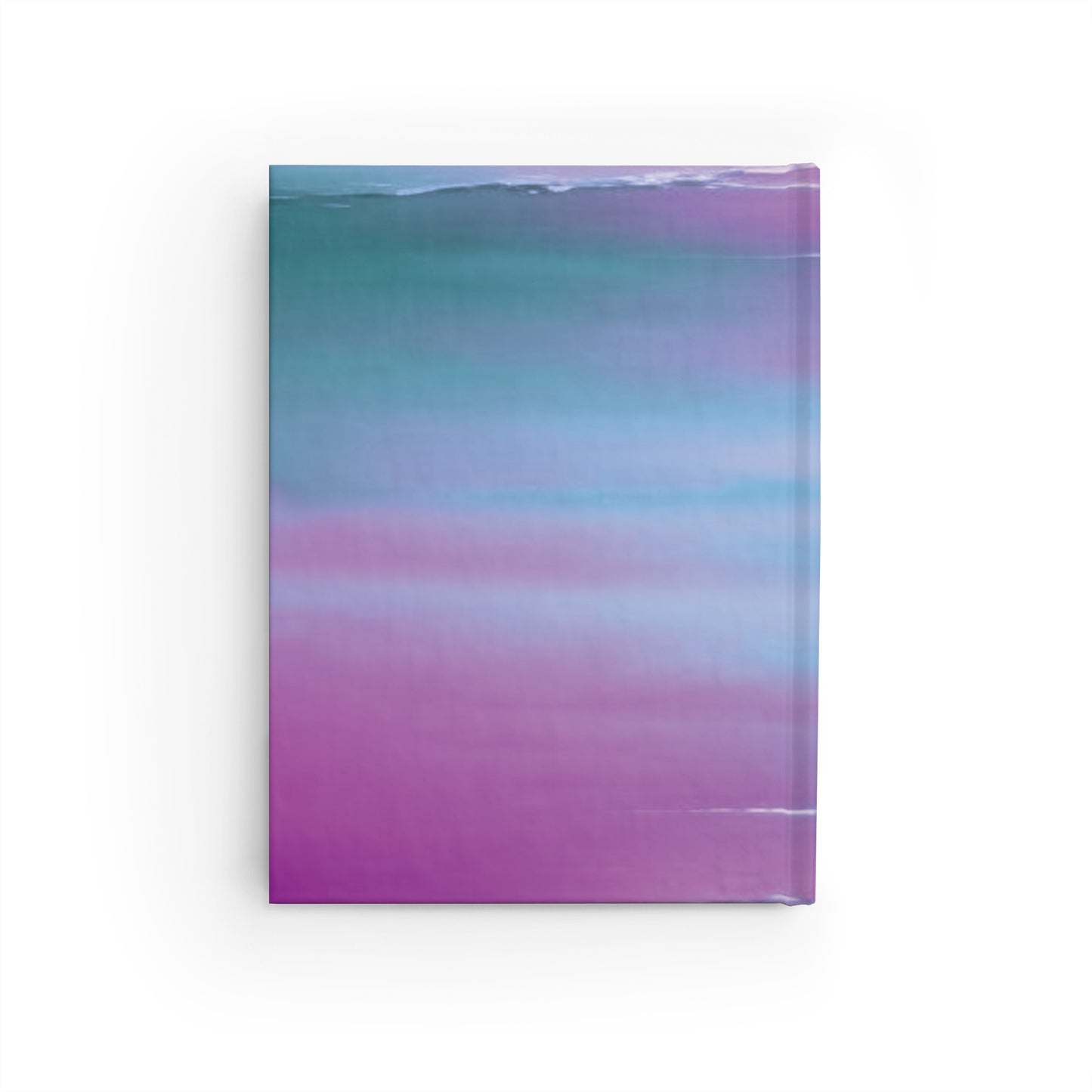 Dark Blue Green Sea Purple Fog 5" x 7" Journal - 128 Blank pages