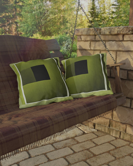 Lemongrass Shadow 18" x 18" Outdoor Pillow