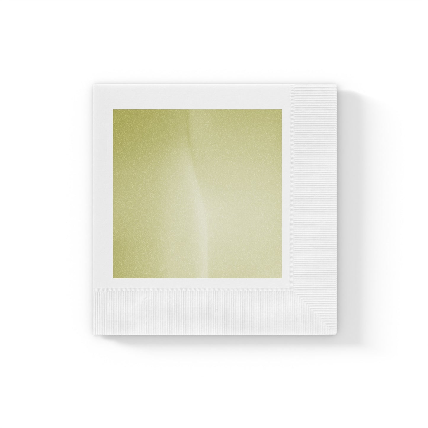 Lemon Fade White Coined Napkins, 6.5" x 6.5"