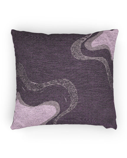 Wavey Purple Wavey Woven Pillow, 17" x 18"