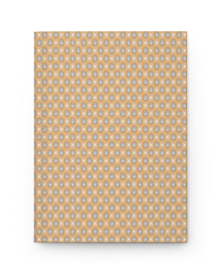 Tan Sunset Star-crossed Bodies Hardcover Journal Matte with 150 lined pages, 5.75" x 8"