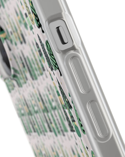 Mini Vintage Green Trees Iphone 15 Plus Flexi Case