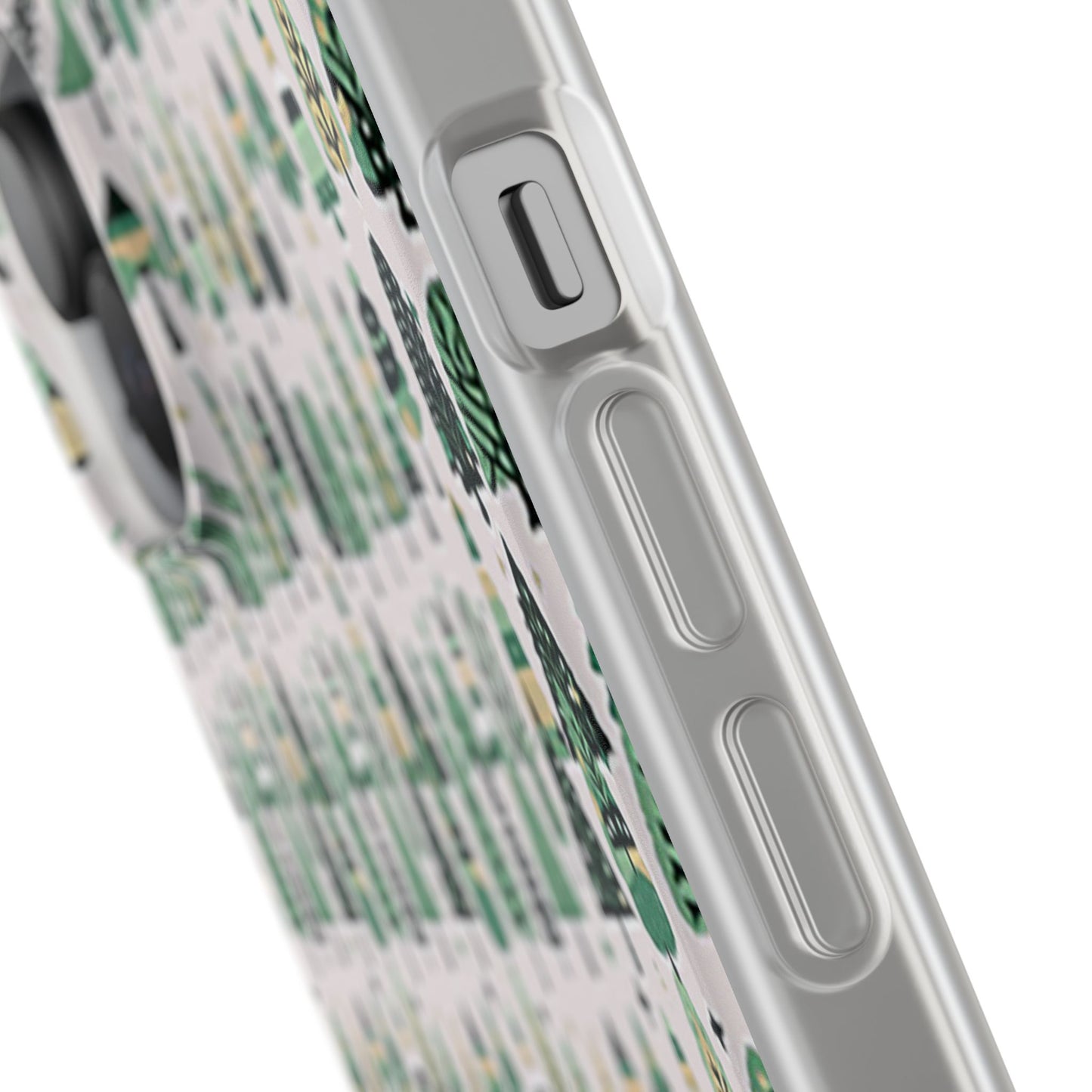 Mini Vintage Green Trees Iphone 15 Plus Flexi Case