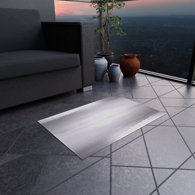 Sephia Sea Dark Fog Outdoor Rug, 24" x 36"