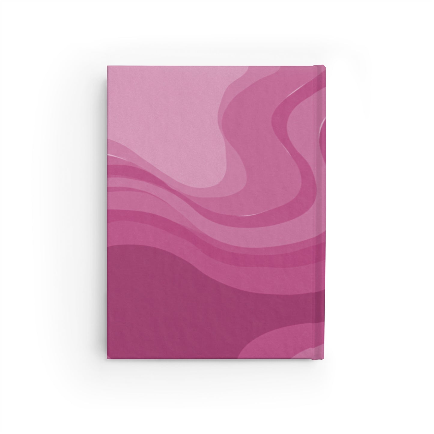 Pinky Mauve Wavey 5" x 7" Journal - 128 Ruled Line pages