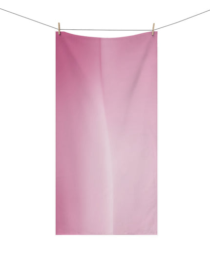 Pink Plush Fade 30" x 60" Mink-Cotton Towel (50% polyester, 50% cotton)