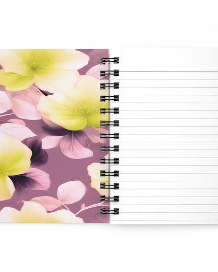 Lemon Blossom Floral Bunch Bound Journal, 5" x 7" 150 pages
