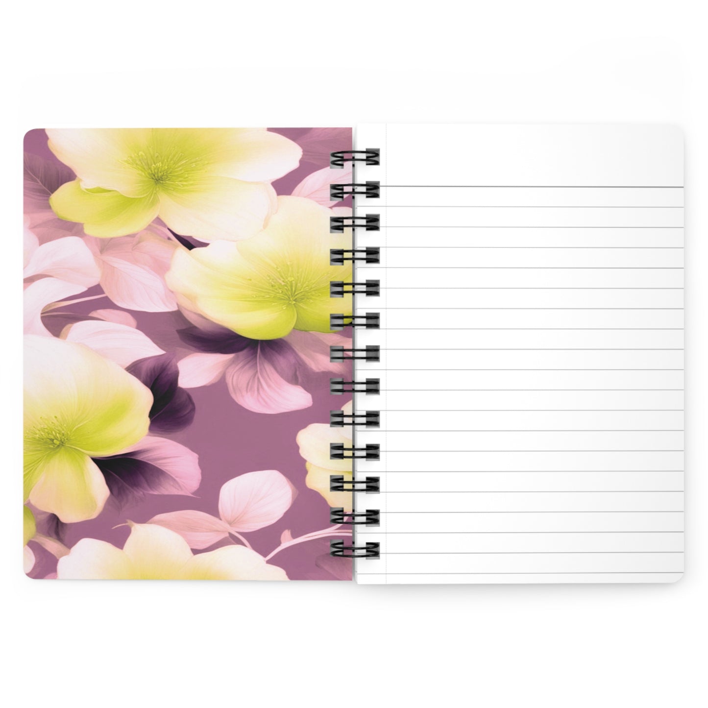 Lemon Blossom Floral Bunch Bound Journal, 5" x 7" 150 pages
