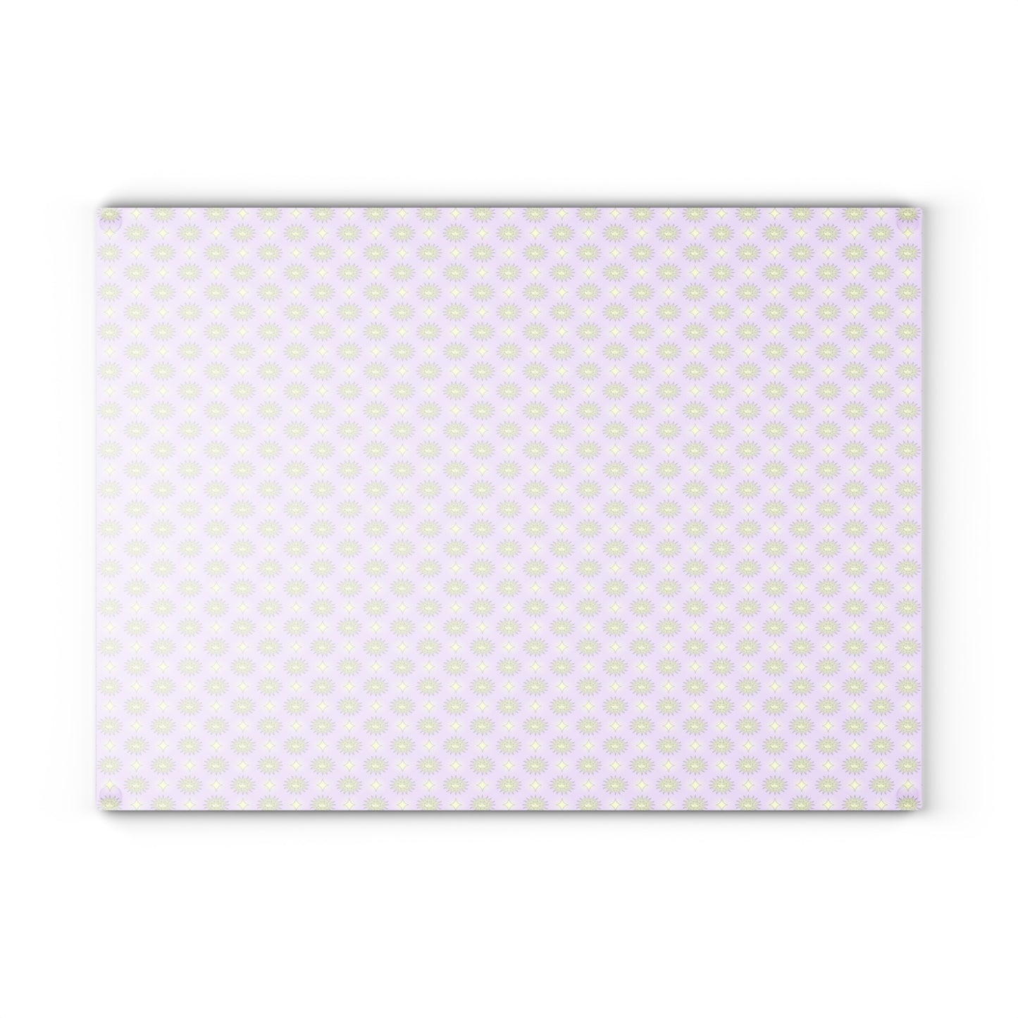 Magenta Star-crossed Bodies Glass Cutting Board, 11" x 15"