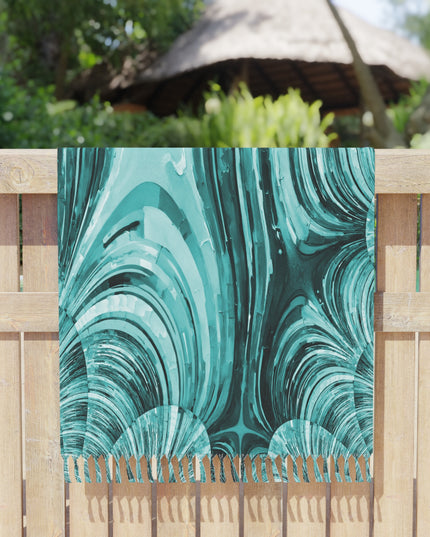 Uzi Spiral Tif 38" × 81" Boho Beach Cloth