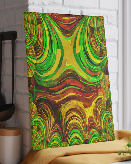 Uzi Spiral Beta 11" x 15" Glass Cutting Board