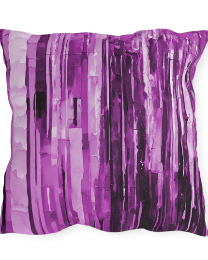 Striped Powder Lavender 20" x 20" Outdoor Pillow