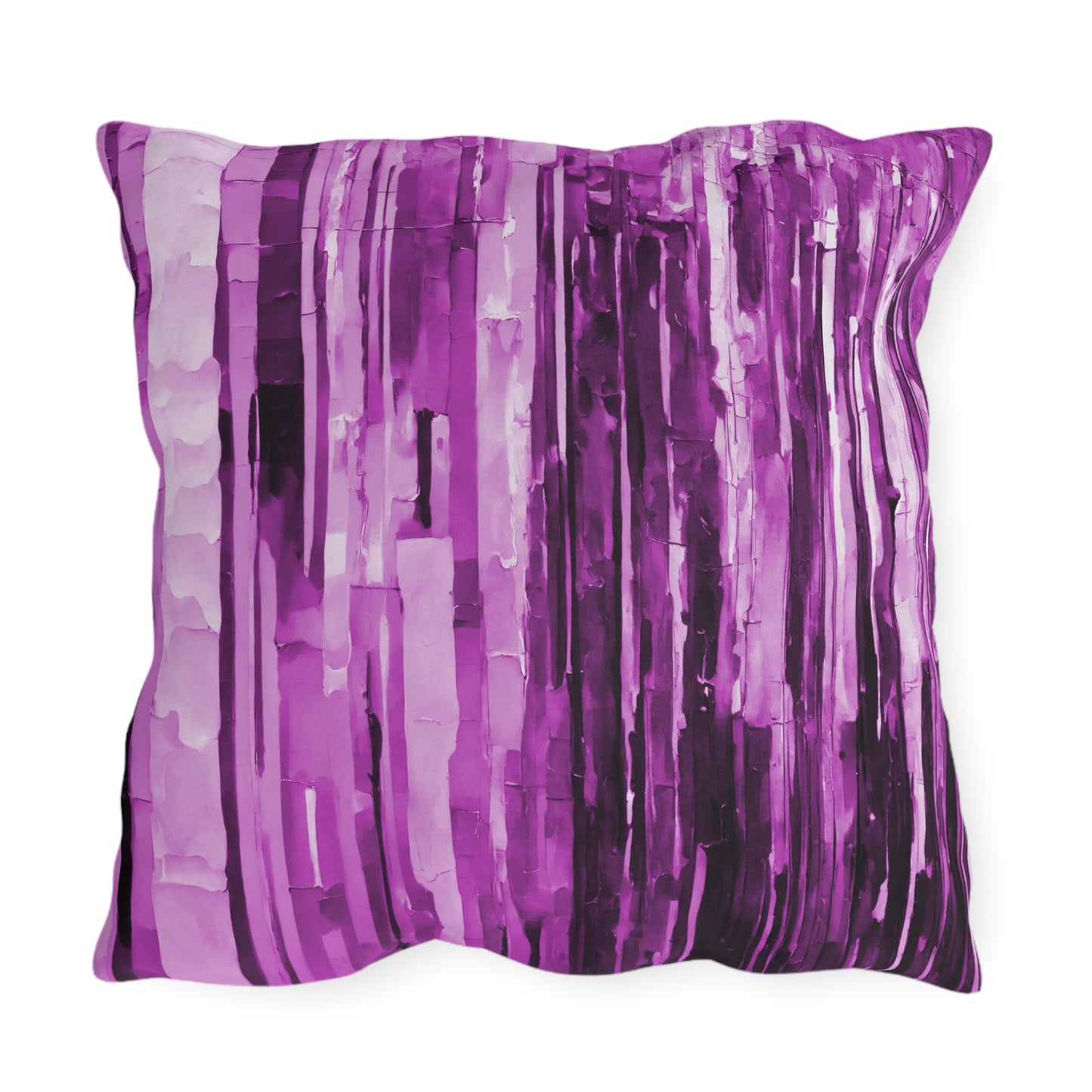 Striped Powder Lavender 20" x 20" Outdoor Pillow