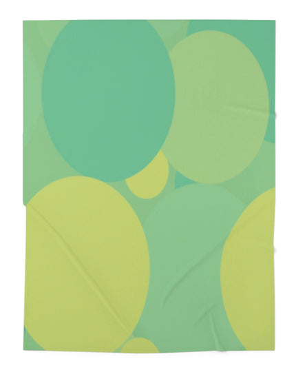 Pastel Green Patches Baby Swaddle 30″×40″ Blanket