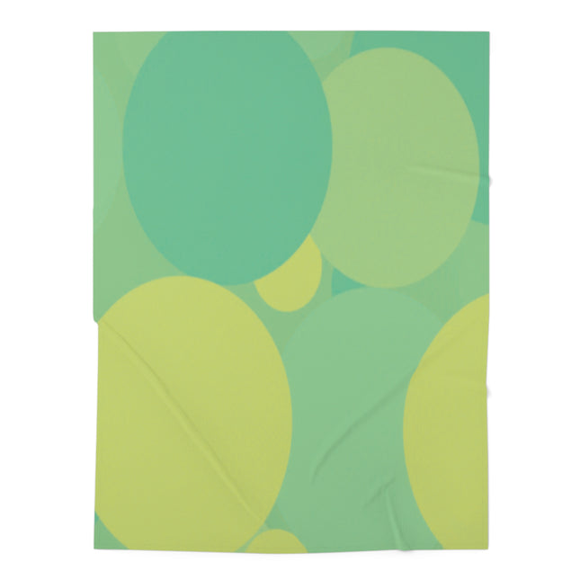 Pastel Green Patches Baby Swaddle 30″×40″ Blanket