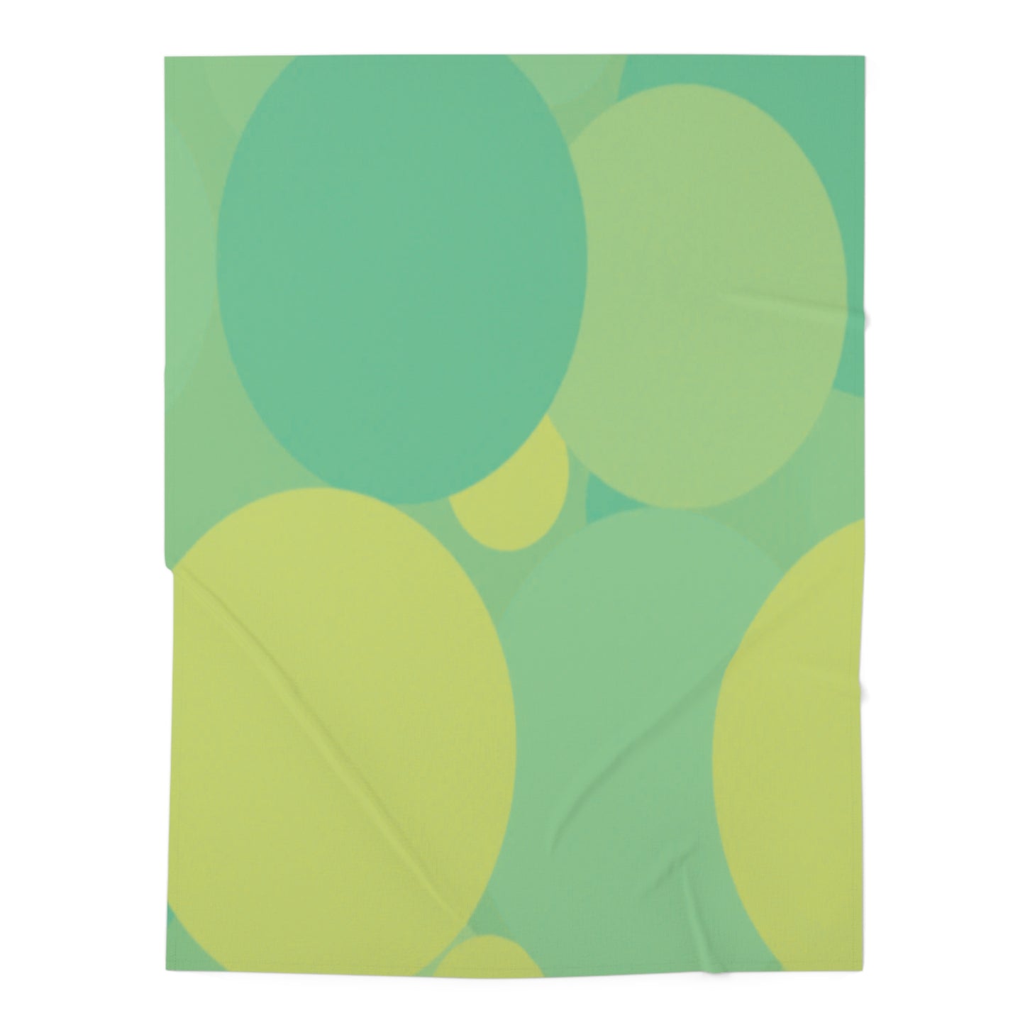 Pastel Green Patches Baby Swaddle 30″×40″ Blanket