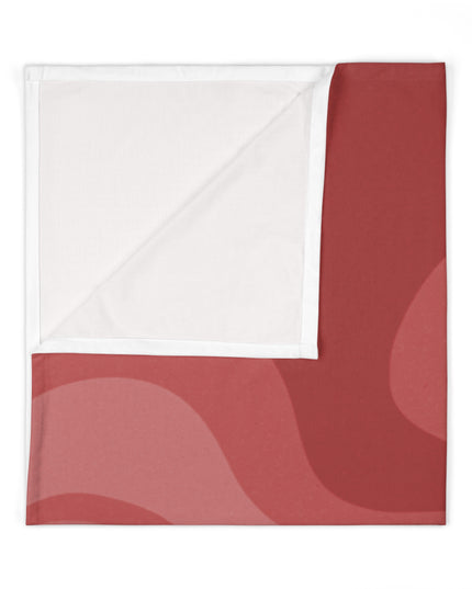 Power Red Wavey Baby Swaddle 30″×40″ Blanket