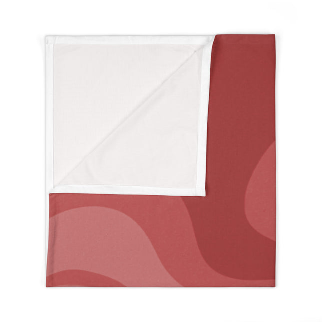 Power Red Wavey Baby Swaddle 30″×40″ Blanket