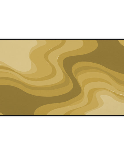 Brown Wavey 12" x 22" Desk Mat