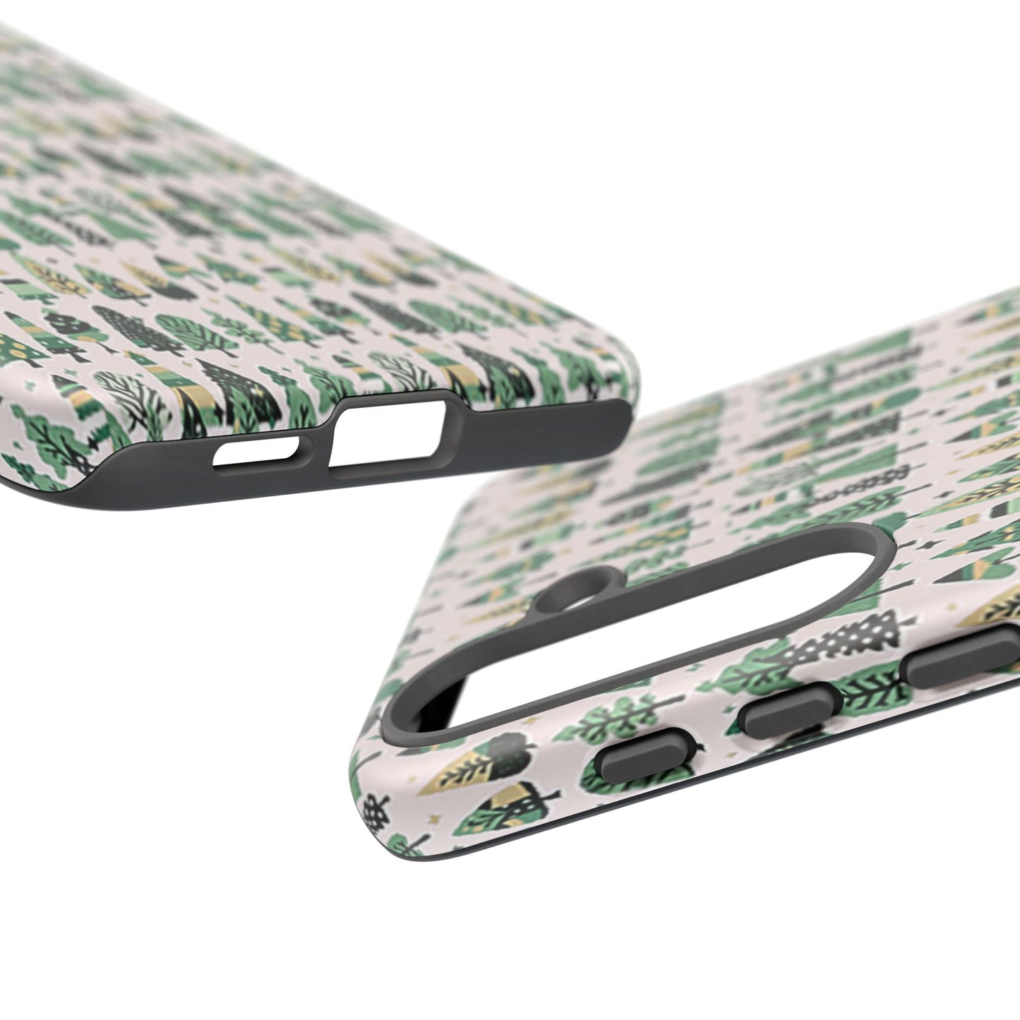 Mini Vintage Green Trees Samsung Galaxy S25 Plus Tough Cases