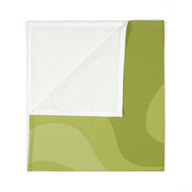 Lemon Wavey Baby Swaddle 30″×40″ Blanket