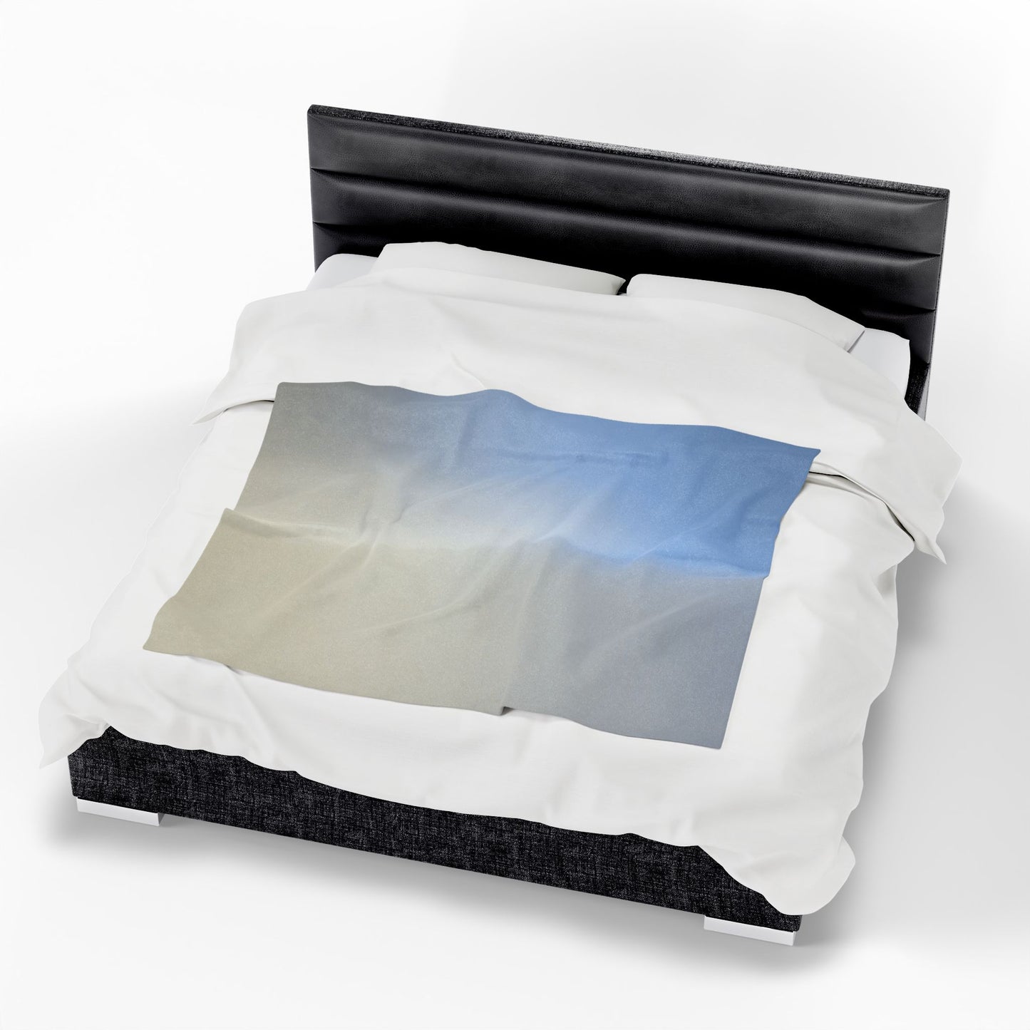 Cobalt Fade Velveteen Plush Blanket, 50" x 60"