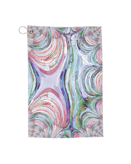 Uzi Spiral Pastels Golf Towel, 16" x 24"