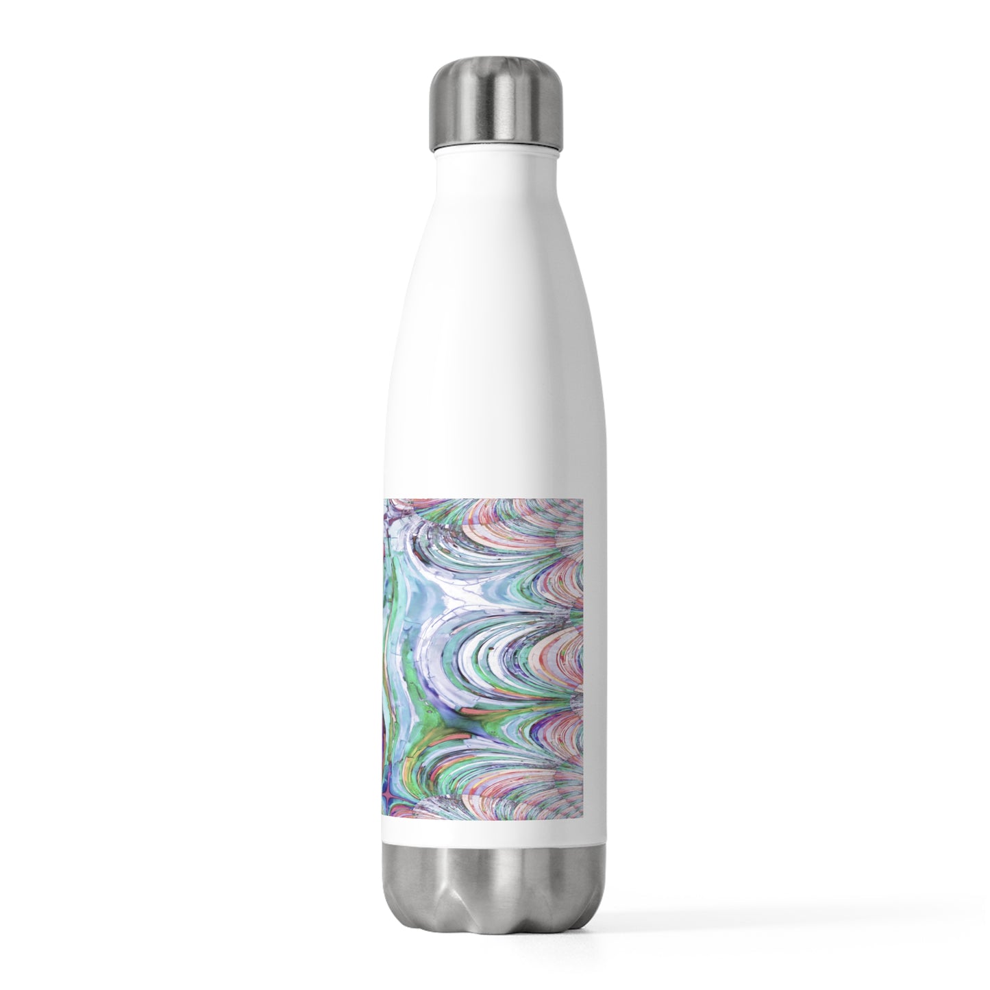 Uzi Spiral Pastels 20oz Insulated Water Bottle