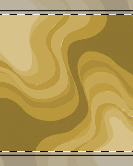 Brown Wavey 10" x 10" Cotton Twill Napkin