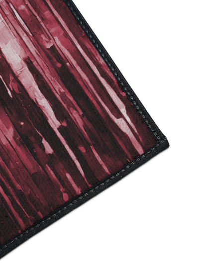 Striped Ruby 24" x 36" Heavy Duty Floor Mat