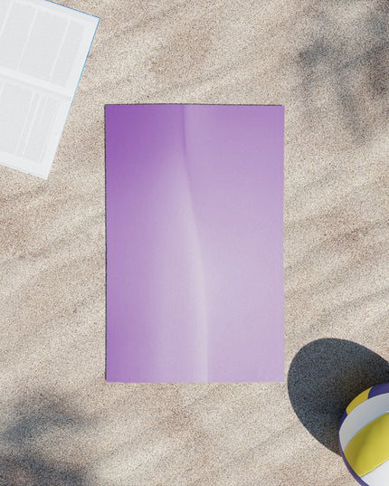 Soft Lavender Fade Beach Towel, 18" x 27"