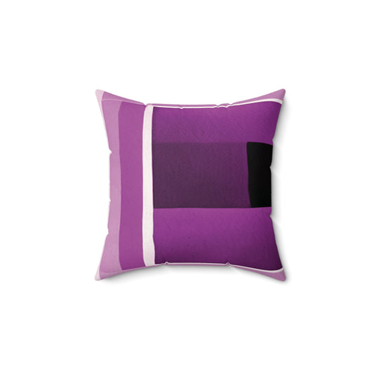 Magenta Shadow 14" x 14" Faux Suede Square Pillow