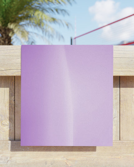 Soft Lavender Fade Beach Towel, 18" x 27"