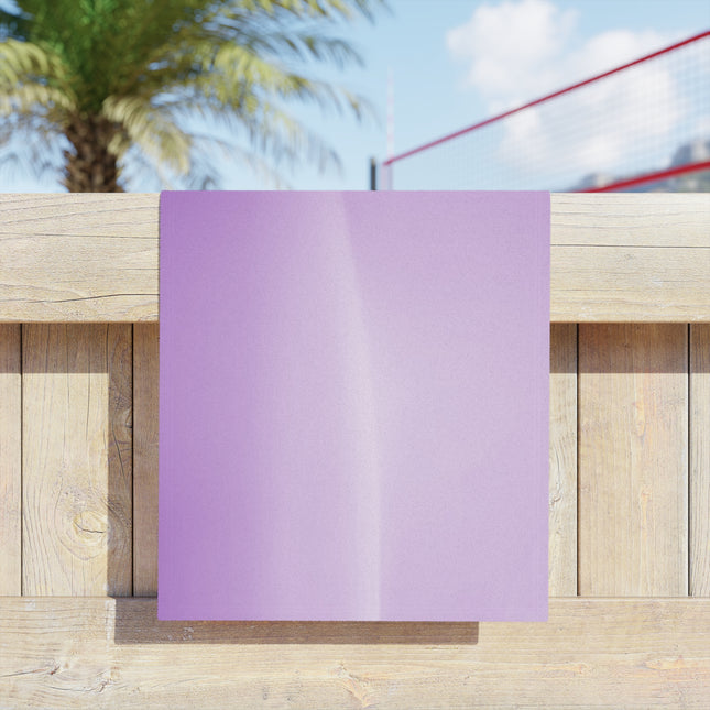 Soft Lavender Fade Beach Towel, 18" x 27"