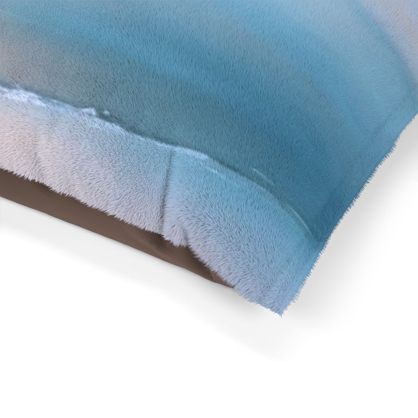 Blue Sea Peach Fog 50" × 40" Pet Bed