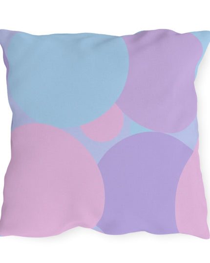 Pastel Purple and Mauve Patches 20" x 20" Outdoor Pillows