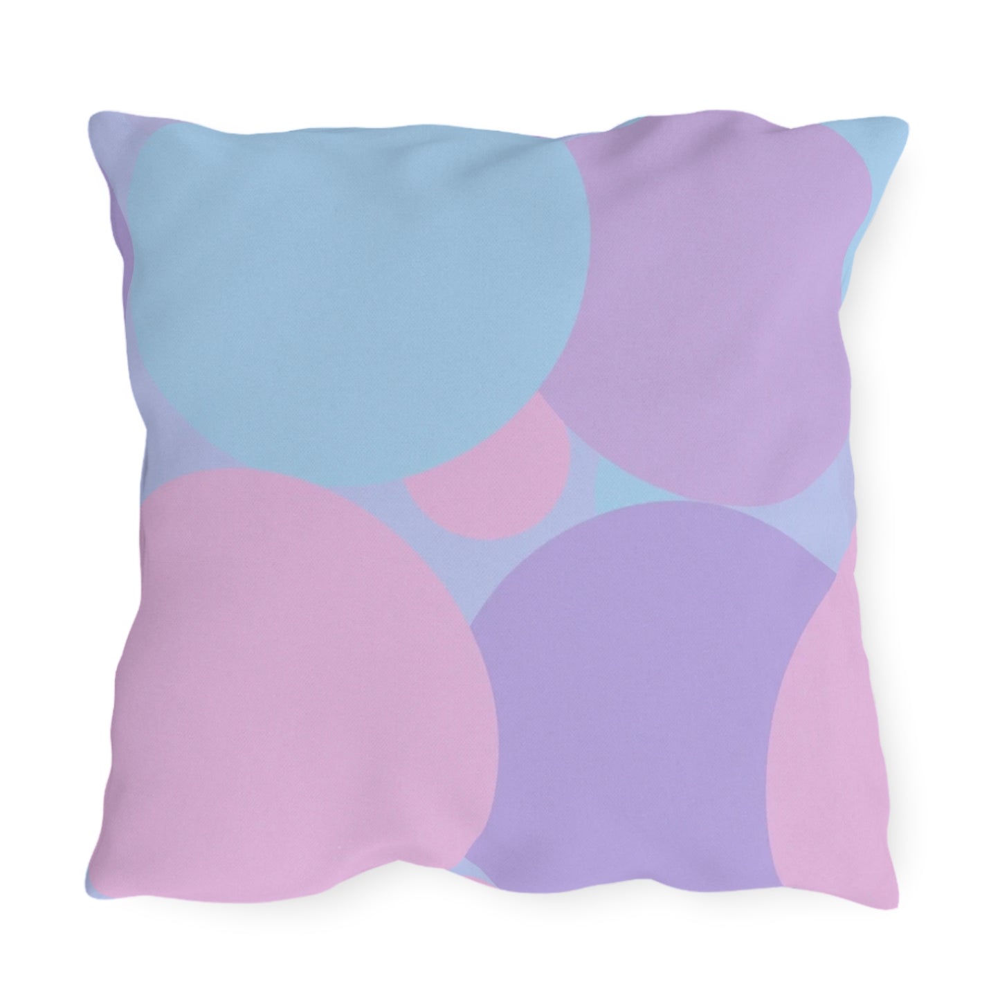 Pastel Purple and Mauve Patches 20" x 20" Outdoor Pillows