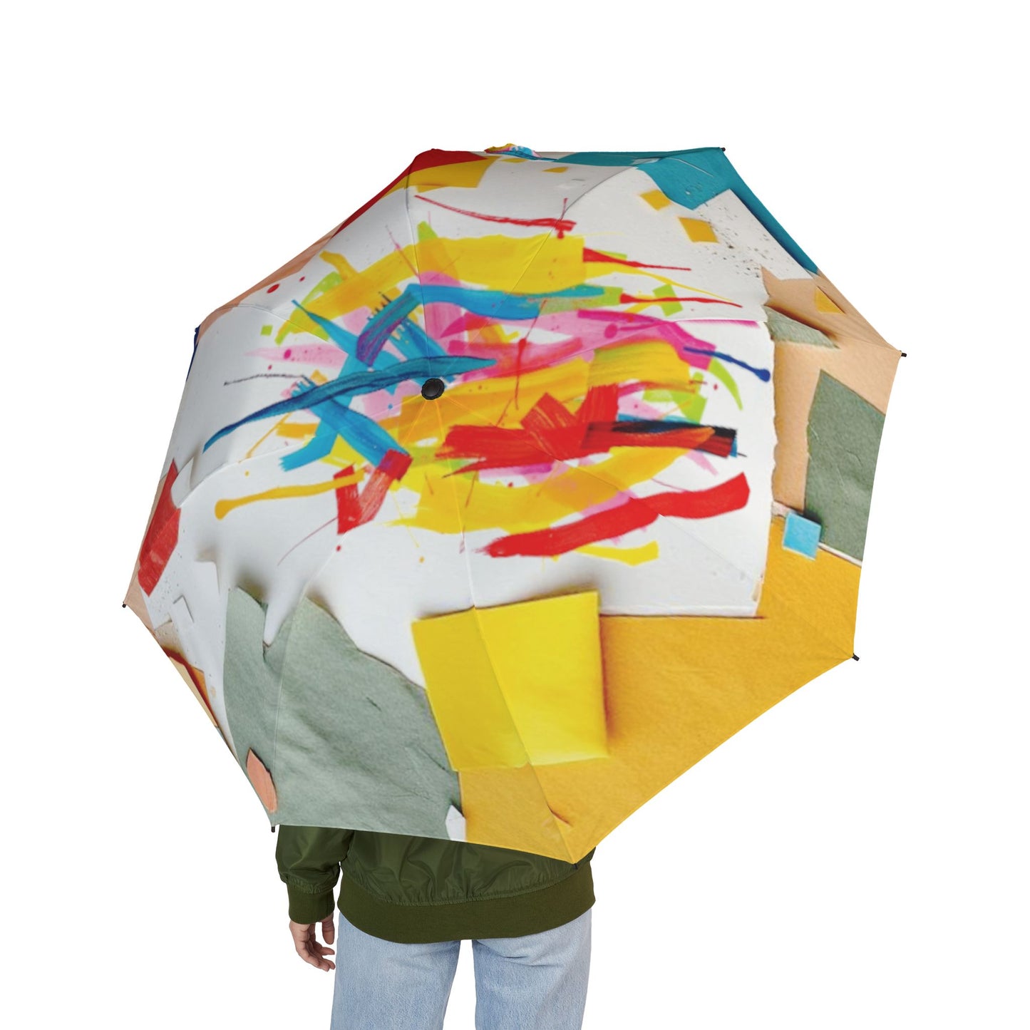 Alpha Paper Paint Foldable Umbrella - Compact & Chic