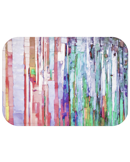 Striped Pastels Bath Mat, 24" x 17"