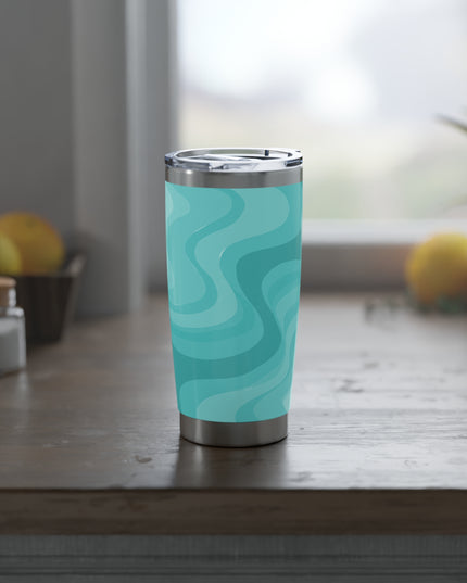 Tif Green Wavey Vagabond 20oz Tumbler