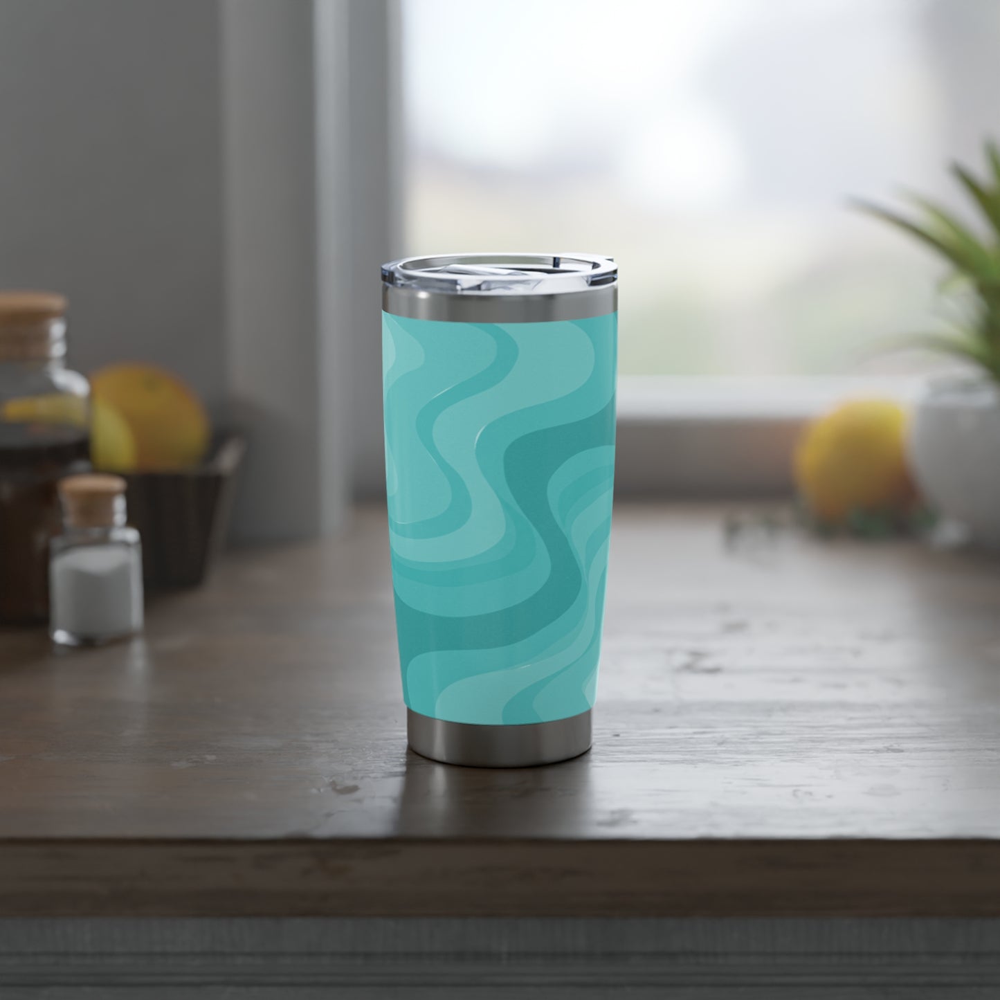 Tif Green Wavey Vagabond 20oz Tumbler